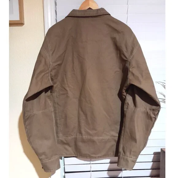 KUHL Burr Canvas Jacket Patina Dye Men's Style 1052 Dark Khaki - Picture 6 of 9
